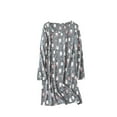 thumbnail image 1 of Chemises de Nuit pour Femmes Chemises de Nuit à Manches Longues pour Femmes Chemises de Sommeil Robe de Pyjama Mignonne Tenue de Nuit Décontractée Chemises de Nuit Imprimées Robe T-Shirt S, 1 of 2