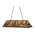 thumbnail image 5 of Meyda Tiffany 157852 Tall Pines 6 Light 48" Wide Linear Pendant - Bronze, 5 of 7