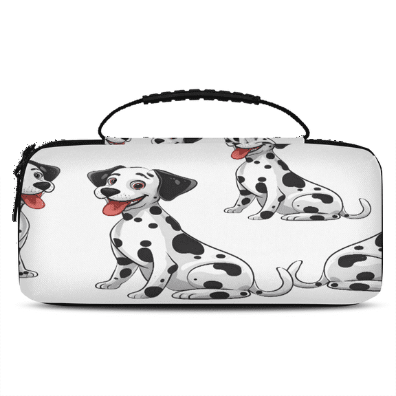 Herdesigns Cute Dalmatian Dog Carrying Case for Nintendo Switch 2 with 20 Game Card Slots, Portable Travel Carry Case for Accessories and Console