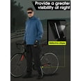 thumbnail image 3 of 33,000ft Men's Rain Pants Breathable Lightweight Reflective Windproof Waterproof Pants for Golf Hiking Outdoor, 3 of 7
