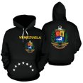 thumbnail image 3 of Sudadera con capucha con estampado 3D de la bandera de Venezuela, emblema nacional, moda, manga larga, unisex, para deportes callejeros, ropa deportiva, 3 of 5