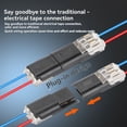 thumbnail image 3 of Conector Eléctrico de Acoplamiento de 2 Pines, Cable LED, Conector Automotriz Sin Líneas de Interrupción, Conexión de Terminales de Tira., 3 of 5