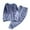 Blue_#03, variant on Boys' Girls' Pajama Set Flannel Relaxed Fit Fleece Pjs Size 8 Soft Warm Winter Tops+pants Outfits Loungewear Pink 6-7Y