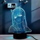 thumbnail image 3 of Zero Two Lamp 3d Illusion Led Anime Table Lamp Rgb 16 Colors, 3 of 4