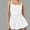 White, variant on ZZwxWA Tennis Dress Built-in Shorts Sleeveless Workout Athletic Dress Romper for Workout Exercise Golf Dresses with Pockets