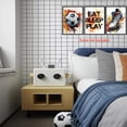 thumbnail image 4 of FCCUYE Basketball Themed Wall Art Teen Boys Room Poster Canvas Prints Set of 3 Sports Player Men Ball Decor Painting Artwork for Gym Room Bedroom Bathroom Office 16"x24" d, 4 of 7