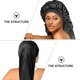 thumbnail image 5 of EeaseMX 2 gorros elásticos para dormir, gorros para cabello largo, herramientas para el cuidado del cabello, para trenzas y rastas., 5 of 7