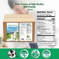 thumbnail image 2 of Z Natural Foods Premium Whole Milk Powder - Powdered Milk for Baking, Cooking, Drinks - Dry Milk Powder, Pasteurized, Non-GMO, Gluten-Free, Kosher-Certified, 55 lbs, 2 of 8