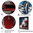 thumbnail image 3 of Designart "Patriot'S Palette: Military Sneakers" Military Canvas Art Print, 3 of 7