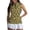 Z1Yellow, variant on Womens Golf Polo Shirts Lemon Print Sleeveless Quarter Zip Collared Pleated Performance Athletic Tennis Sport Tops