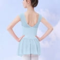 thumbnail image 6 of Bovxnpu Gymnastics Leotards for Girls, Girls Sleeveless Dance Leotards with Skirt Classic Gymnastic Ballerina Outfit Dress 14-15 Years, 6 of 9