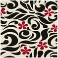 thumbnail image 5 of SAFAVIEH Soho Kate Abstract Wool Area Rug, Ivory/Black, 7'6" x 9'6", 5 of 9