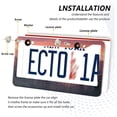 thumbnail image 3 of GZHJMY Sunrise Mountains License Plate Frames 2 Pack Aluminum License Plate Holder Universal Car License Plate Covers with Screw Caps Decorative, 3 of 6