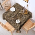 thumbnail image 2 of Grassland Camo Brown Plants Pattern Square Tablecloth,Waterproof Square Table Cover,Wipeable Spillproof Washable Table Cover for Home Kitchen Party Decor 42"X42"(107x107cm), 2 of 6