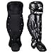 thumbnail image 3 of CHAMPRO Optimus MVP Single Knee Baseball Catchers Leg Guards, 12" Shin Length, Black, CG112B, 3 of 4