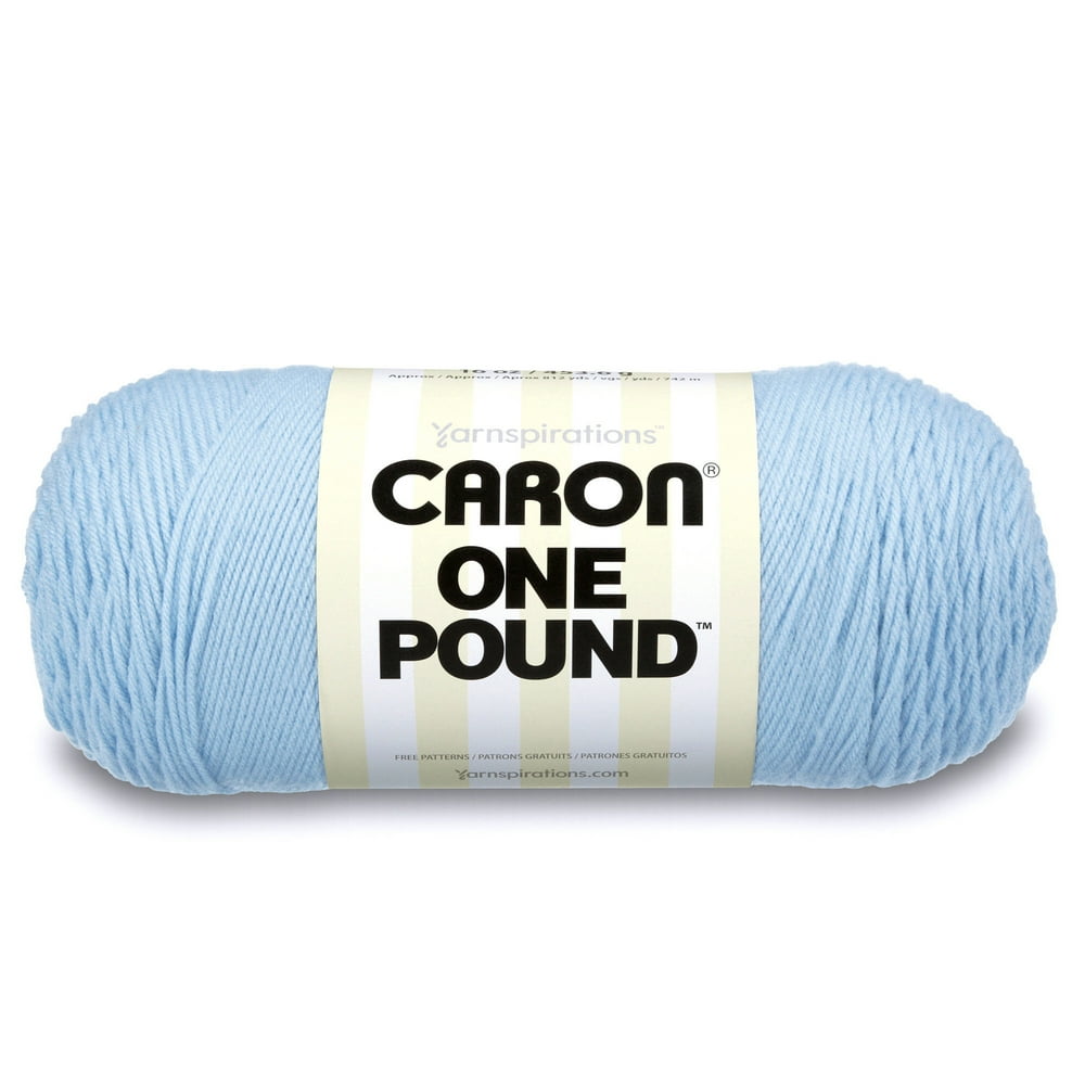 Caron One Pound Yarn, Sky Blue