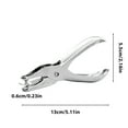 thumbnail image 3 of Heavy Duty Hole Puncher Under $5! Yrmaups Round Hole Punch, Single Hole Punching Machine for Paper, Mini Binding Punch for Crafting, Multifunctional Paper Punch Tool, Office andSchoolHole Puncher, 3 of 9