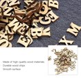 thumbnail image 4 of Tiles For Crafts, Educational Toy Wooden  Tiles, A-Z Capital Letters Light And Practical For DIY Decoration Displays Arts Crafts, 4 of 8