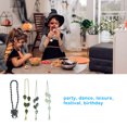 thumbnail image 3 of Advancent Collar de Halloween Adorno de vestir Adultos Niños Joyería Prop Cosplay Collares Vestir Adornar Colgante Colgante Prop Kits de decoración para fiestas Tipo 2, 3 of 6