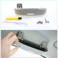 thumbnail image 1 of T-ROC 2018-2021 2022 Estuche para gafas de coche ABS Piezas de repuesto para soporte de gafas de sol para automóvil - Se instala en la manija del soporte frontal (gris) JM JM, 1 of 5