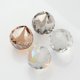 thumbnail image 1 of Faceted Round Glass Pendants Mixed Color 23~25x21mm Hole: 1.2~1.5mm, 1 of 2