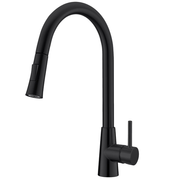 Slimmed Pull-Out Kitchen Faucet in MATTE BLACK