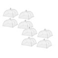 thumbnail image 1 of Oleegame 2PC Produce Storage 4 Net Cover Food Screen Set Mesh -Up Tent Umbrella Dome Large Picnic Kitchen，Dining & Bar White, 1 of 9
