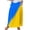 Yellow, variant on Maoxin Women's Skirts Women's Printed Elastic Waistband Pleated Pocket Skirt With Mid Calf Skirt ,Red,L