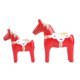 thumbnail image 1 of Figuras De Caballos De Suecos, Adornos De Compuesta Pintados A Mano Para Decoraciones De Boda En El Hogar, 2 Uds., 1 of 7