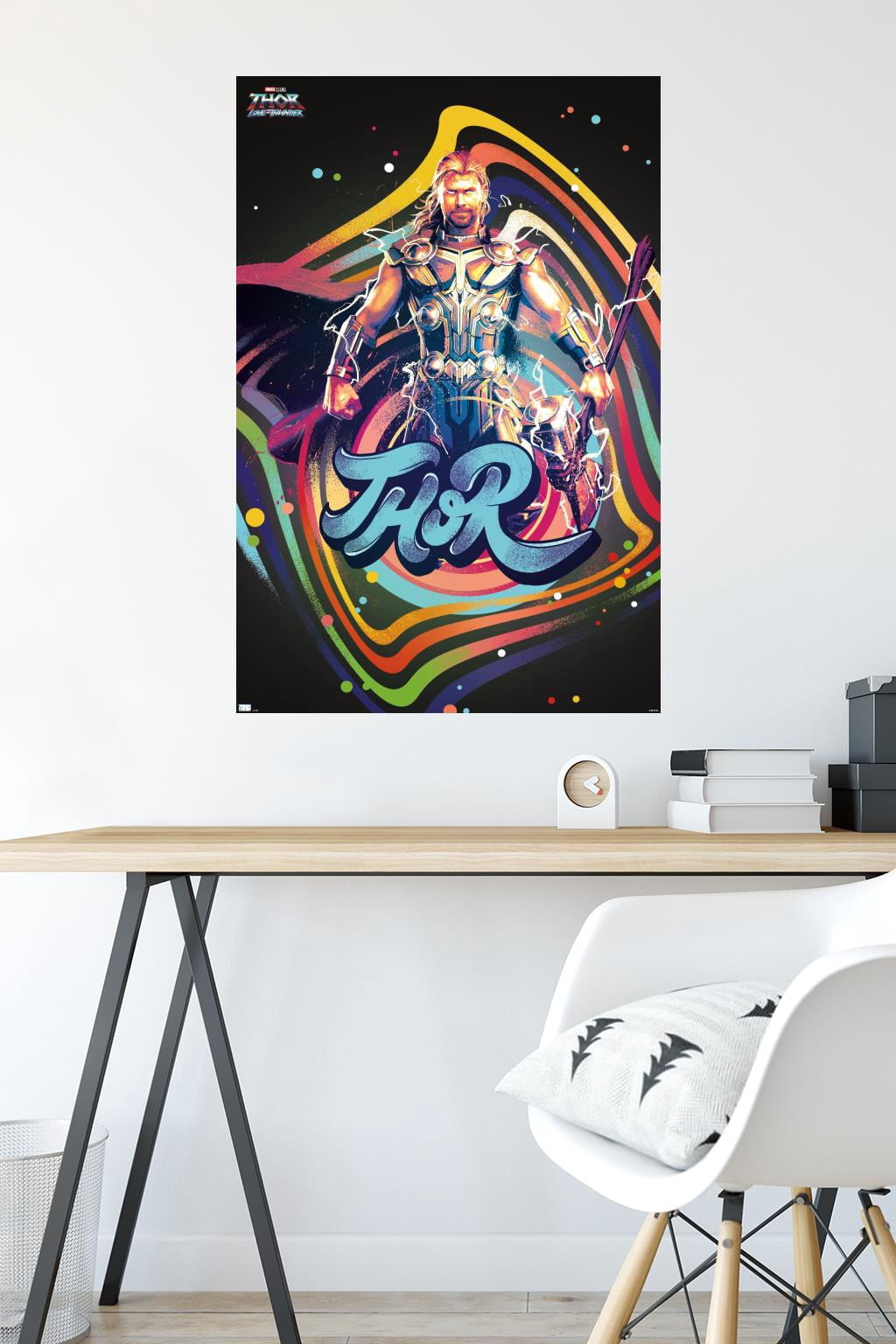 Marvel Thor: Love and Thunder - Squares Wall Poster, 22.375" x 34"