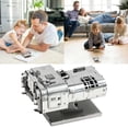 thumbnail image 3 of A Set DIY 3D Stainless Steel Metal Puzzle Adult Stereo Model Wild Ground Airship 3D Metal Model Kit, 3 of 8