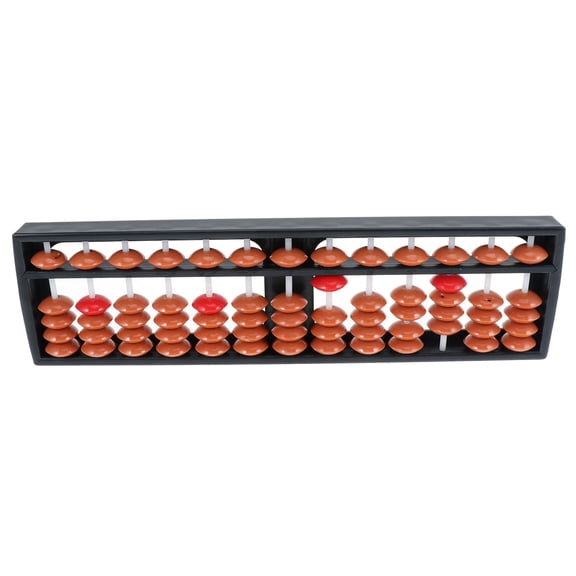 HONMEET Teaching Abacus Abacus Wood Brown 1Pcs for Students Home Education Counting Tool