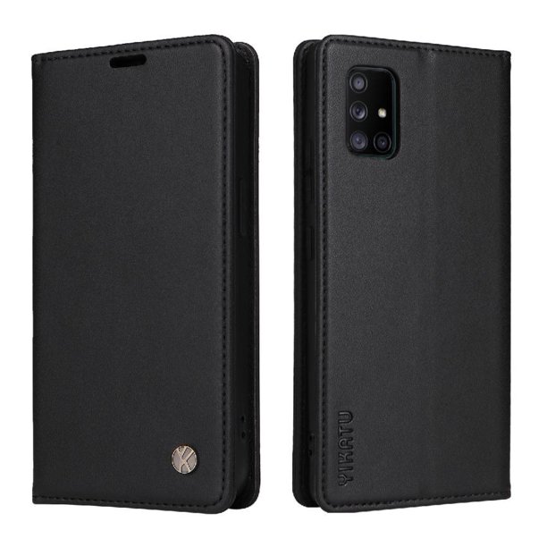 Funda para Samsung Galaxy A71 4G Estuche de Cuero PU Tipo Cartera con Ranuras para Tarjetas y Cierre Magnético