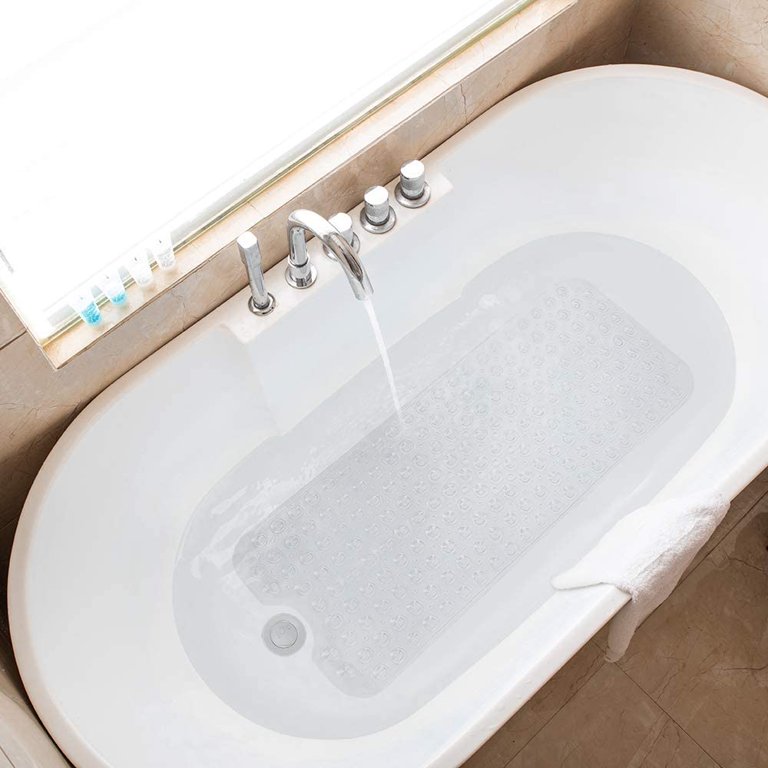Bath Mat for Tub, Non Slip Bathtub Mat, 40 X 16 Inch Extra Long