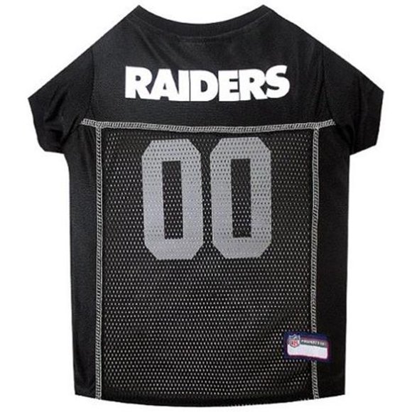 Pets First 849790035065 Oakland Raiders Dog Jersey - Extra Small