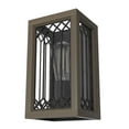 thumbnail image 2 of Hunter - Chevron 1-light Rustic Iron, Small Sconce Light, Dimmable, Casual Style, for Bedrooms, Kitchens, Dining, Living Rooms - 19971, 2 of 7