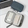 thumbnail image 4 of Kearding Bolsa de almacenamiento de cable para auriculares Estuche de transporte de pesca Estuche con cremallera para auriculares Type2 NO2, 4 of 6