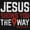 Black, variant on Jesus Way Truth Life Bible Verse Womens Slim Fit Graphic Tee Brisco Brands L