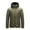 Army Green Jacket for Men, variant on Men's Hooded Puffer Jacket Full-Zip Quilted Detail Slim- Warm Outerwear for Daily & Casual Gray XXL