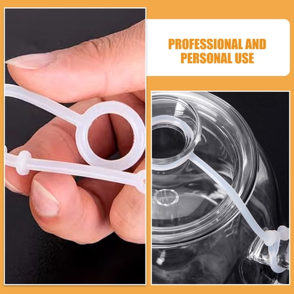 NUOLUX 2-Pack Silicone Teapot Lid Protectors to Prevent Cracking and Breaking, Ideal for Tea and Daily Use