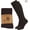 2 Pairs Brown, variant on Diabetic Over the Calf, Non-binding Premium Cushion Cotton Knee High Comfortable Socks for Men (Navy - 2 Pairs, Socks Size 13-16)