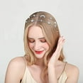 thumbnail image 5 of 2 Pcs Alloy Moon Five-pointed Star Headbands Bridal Hair Hoop Wedding Hair Accessories Ornaments for Elegant Women Girls, 5 of 5