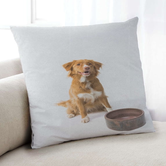 Ahgly Company Dogs Dogs Indoor Throw Pillow, 18 inch by 18 inch