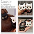 thumbnail image 4 of Miangastore 4 Pcs Attaches Cheveux Femmes Porte-Queue Attaches Cheveux Chat Élastiques Accessoires Cheveux Filles Petits, 4 of 9