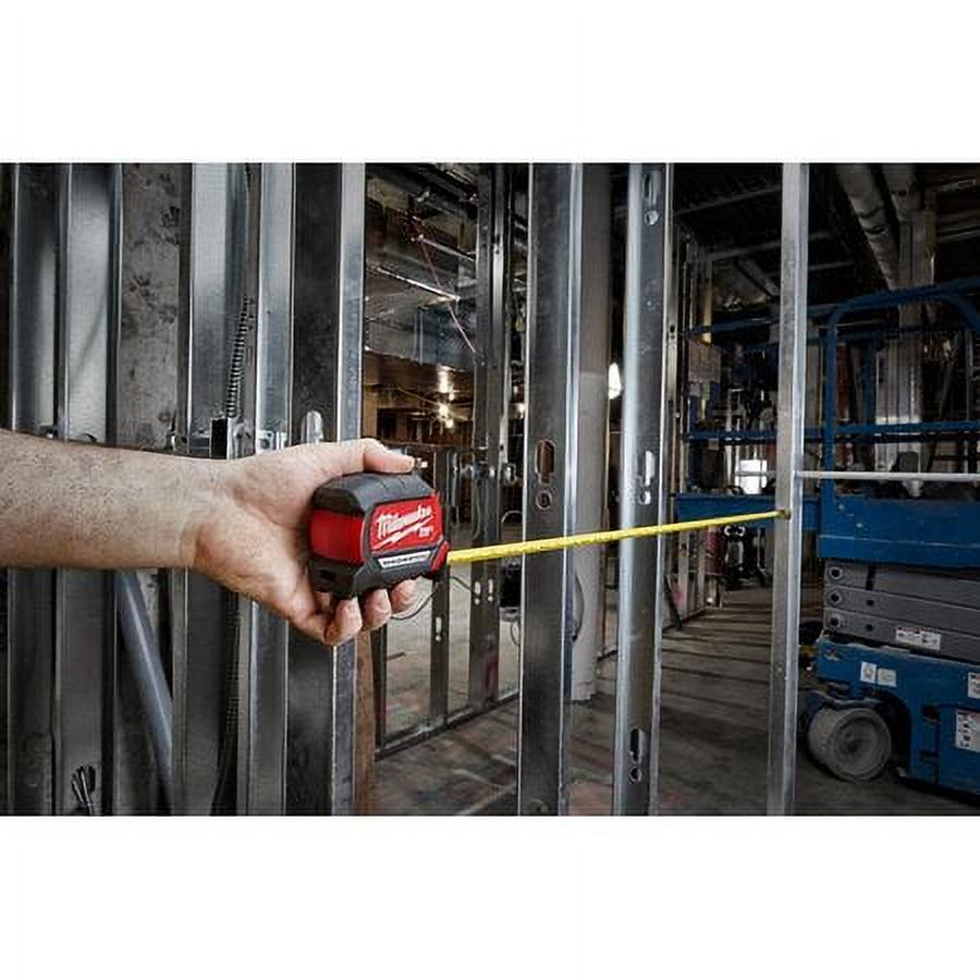 Milwaukee-48-22-0325 25Ft Compact Magnetic Tape Measure