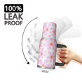 thumbnail image 3 of 40oz Tumbler with Handle and Straw, Vacuum Insulated Stainless Steel Travel Mug, Fits Car Cup Holder, Daisy Floral Print, 3 of 6