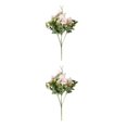 thumbnail image 2 of Advancent Arreglos de ramo de rosas falsas, flores artificiales, boda, fiesta, festival, , adornos para el salón, accesorio Type2 NO2, 2 of 6