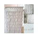 thumbnail image 1 of Cortina de ducha con volantes, tela de poliéster, cortina de tela para baño, ducha, 1 pieza, color blanco, 1 of 4
