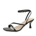 thumbnail image 5 of Nrmvnmi 2024 Women's High Heels Sandals Summer Open Toe Ankle Strap Heels for Wedding Prom Party Gown Shoes Black Mothers Day Gifts, 5 of 7