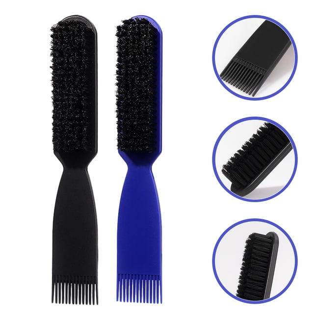 HAMPPLIES 2pcs Beard Comb Set Shaving Brush And Beard Comb Set For Cleaning Beard During Parties